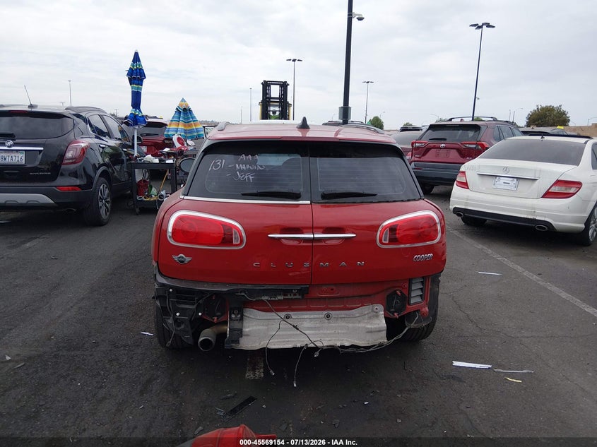 2016 Mini Clubman VIN WMWLN5C55G2E06972 IAAI salvage auction — REAR END, Salvage Title, sold $600 on 2026-07-24 (photo 6)