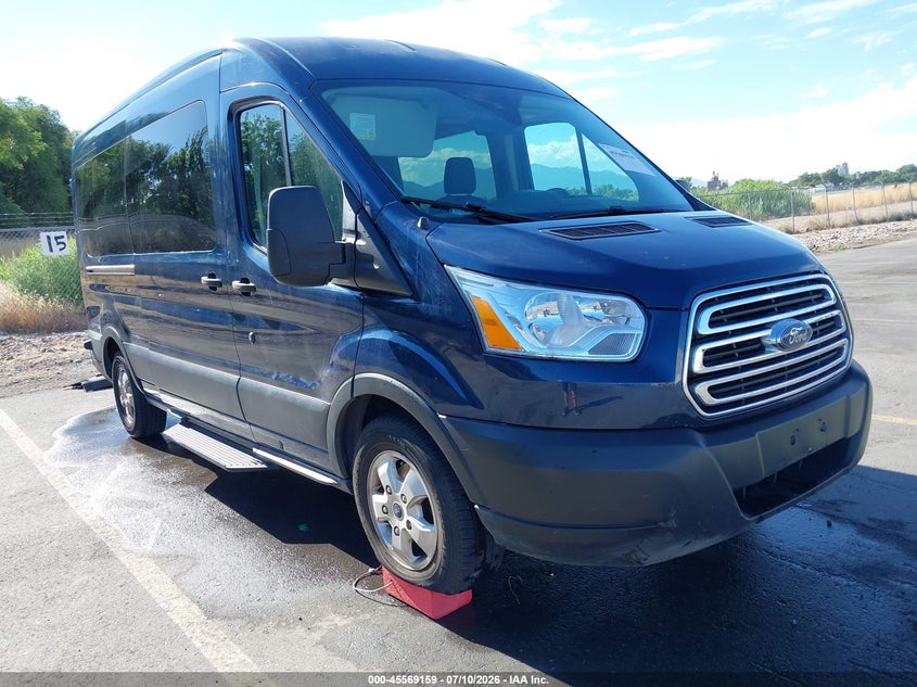 2019 Ford Transit VIN 1FBAX2CG0KKA98902 IAAI salvage auction — LEFT SIDE, Salvage (Oregon), sold $9,100 on 2026-09-10 (photo 1)