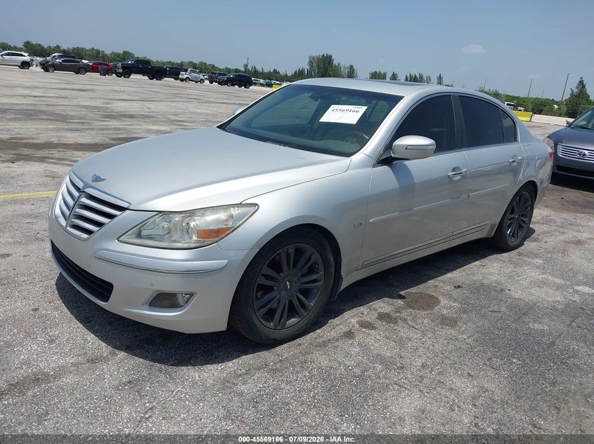 2009 Hyundai Genesis VIN KMHGC46F39U055200 IAAI salvage auction — NORMAL WEAR, Clear (Florida), sold $950 on 2026-07-16 (photo 2)