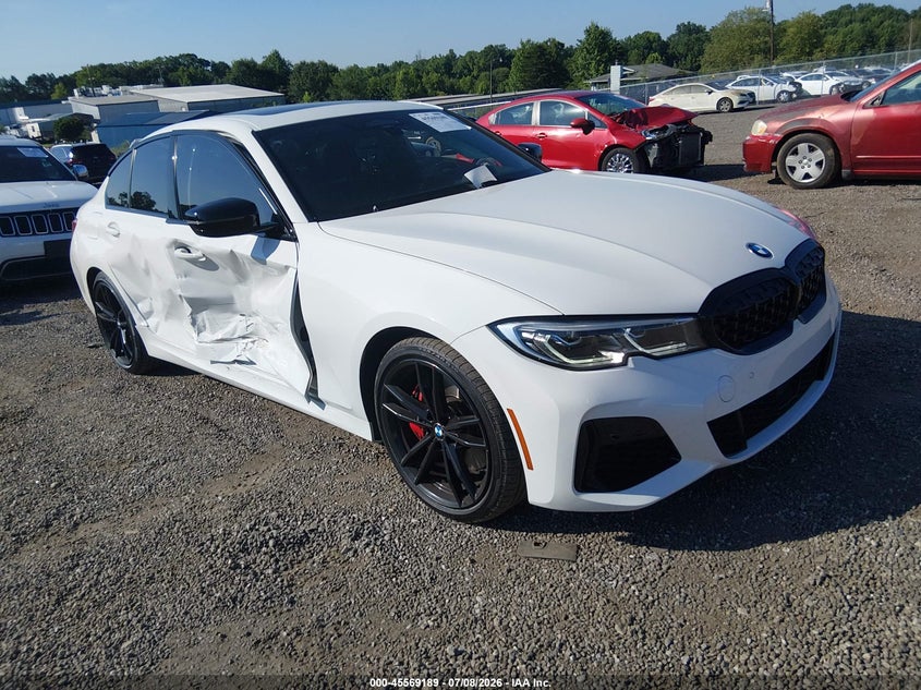 2021 BMW M340i VIN 3MW5U9J0XM8B60666 — IAAI salvage auction photo