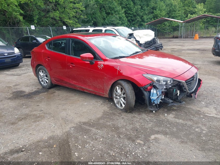 2014 Mazda 3 VIN JM1BM1V75E1134822 IAAI salvage auction — NORMAL WEAR, Clear (Maryland), sold $2,200 on 2026-08-01 (photo 1)