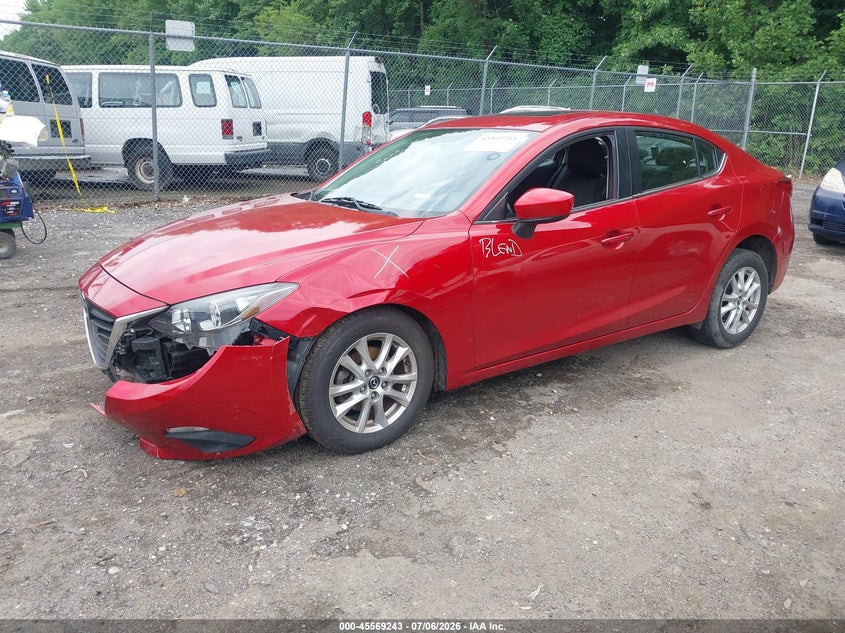 2014 Mazda 3 VIN JM1BM1V75E1134822 IAAI salvage auction — NORMAL WEAR, Clear (Maryland), sold $2,200 on 2026-08-01 (photo 2)