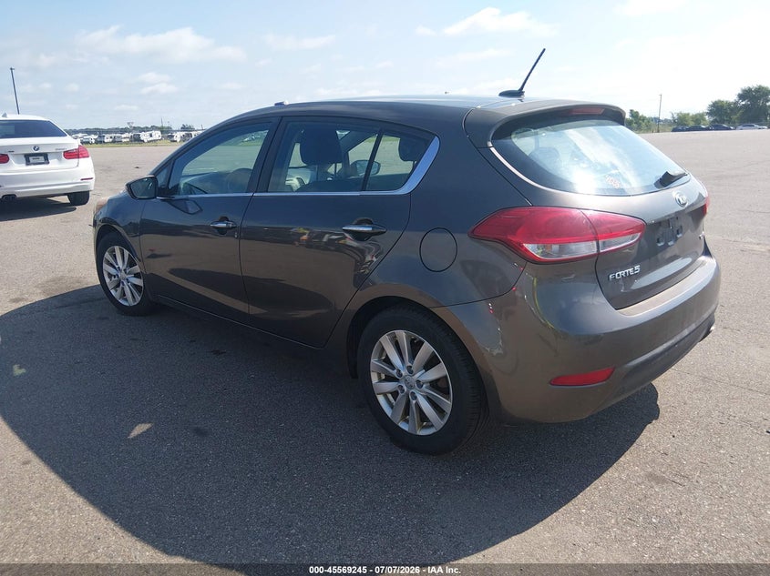 2014 Kia Forte VIN KNAFX5A86E5163248 IAAI salvage auction — LEFT FRONT, Clear (Minnesota), sold $525 on 2026-07-29 (photo 3)