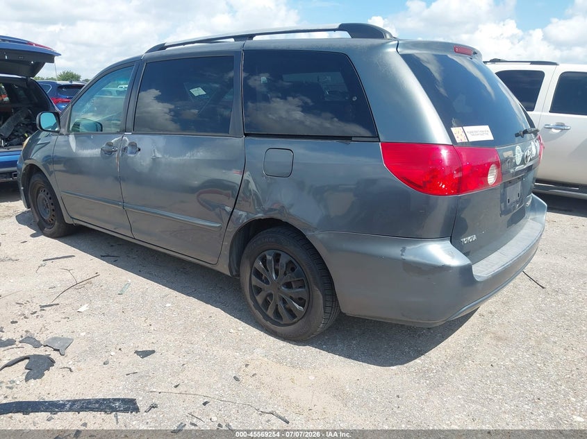 2008 Toyota Sienna VIN 5TDZK23CX8S141833 IAAI salvage auction — NORMAL WEAR, Original (Texas), sold $900 on 2026-07-15 (photo 3)