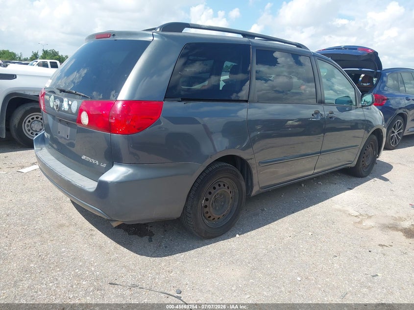2008 Toyota Sienna VIN 5TDZK23CX8S141833 IAAI salvage auction — NORMAL WEAR, Original (Texas), sold $900 on 2026-07-15 (photo 4)