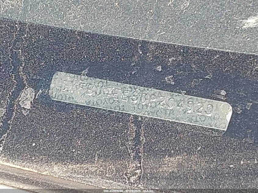 2013 Toyota Corolla VIN 5YFBU4EE8DP204923 IAAI salvage auction — NORMAL WEAR, Clear - Dealer Only (California), sold $25 on 2026-07-29 (photo 9)