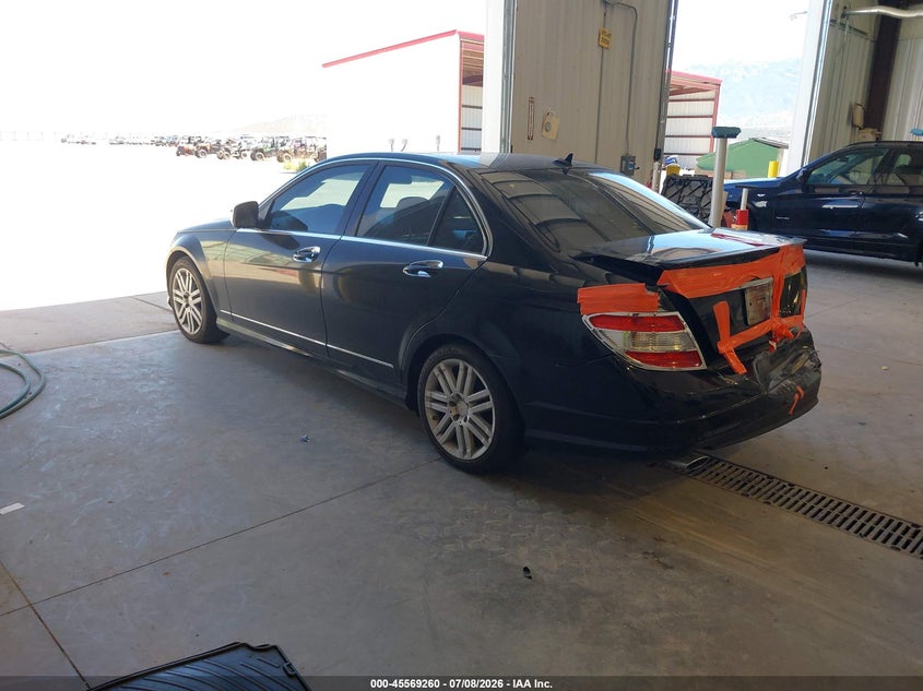 2008 Mercedes-benz C class VIN WDDGF54X58F077043 IAAI salvage auction — NORMAL WEAR, Clear (Utah), sold $225 on 2026-07-13 (photo 3)