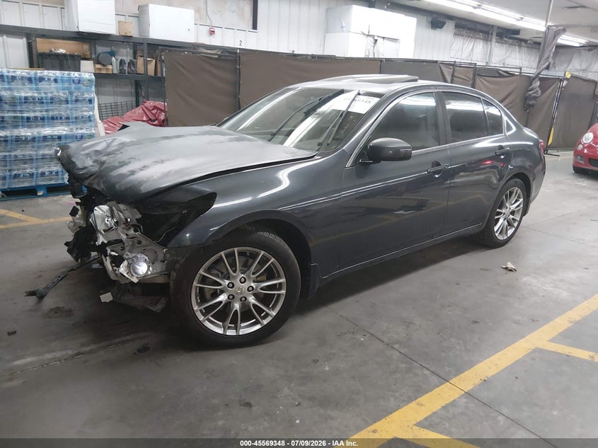 2008 Infiniti G35 VIN JNKBV61EX8M226833 IAAI salvage auction — FRONT END, Salvage (Arizona), sold $25 on 2026-07-28 (photo 2)