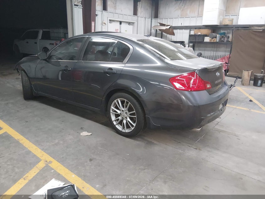 2008 Infiniti G35 VIN JNKBV61EX8M226833 IAAI salvage auction — FRONT END, Salvage (Arizona), sold $25 on 2026-07-28 (photo 3)