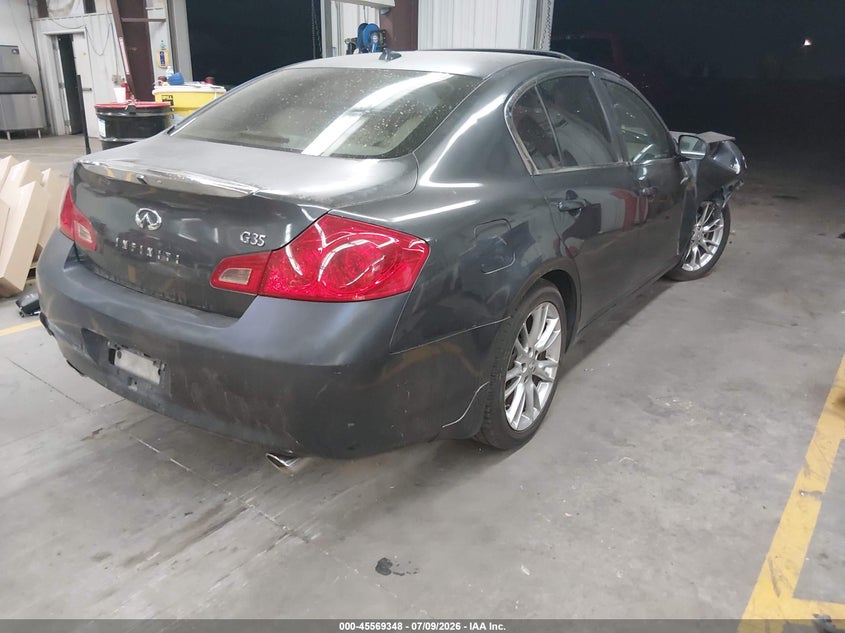 2008 Infiniti G35 VIN JNKBV61EX8M226833 IAAI salvage auction — FRONT END, Salvage (Arizona), sold $25 on 2026-07-28 (photo 4)