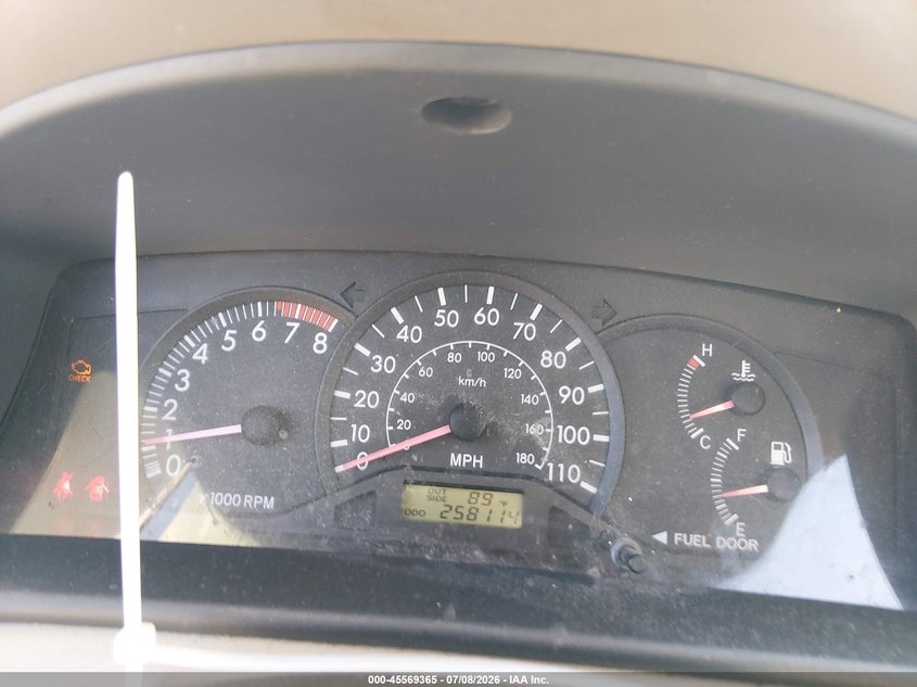2004 Toyota Corolla VIN 2T1BR32E54C287582 IAAI salvage auction — NORMAL WEAR, Clear (Georgia), sold $900 on 2026-07-23 (photo 7)