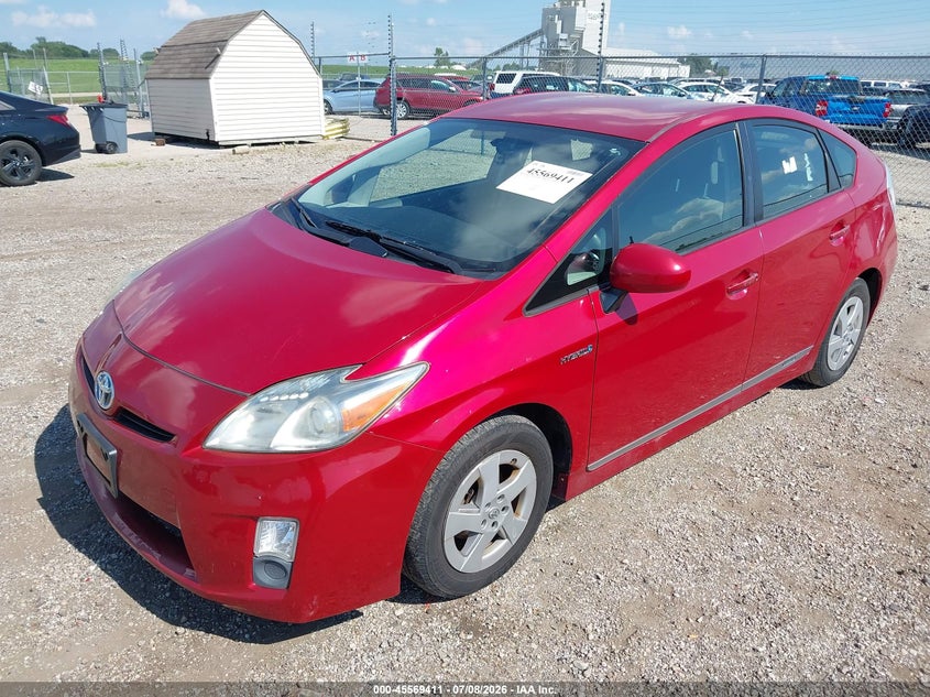 2010 Toyota Prius VIN JTDKN3DU0A0173608 IAAI salvage auction — NORMAL WEAR, Clear (Illinois), sold $400 on 2026-07-15 (photo 2)
