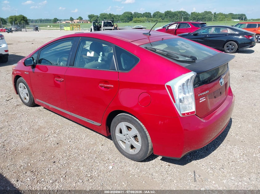 2010 Toyota Prius VIN JTDKN3DU0A0173608 IAAI salvage auction — NORMAL WEAR, Clear (Illinois), sold $400 on 2026-07-15 (photo 3)
