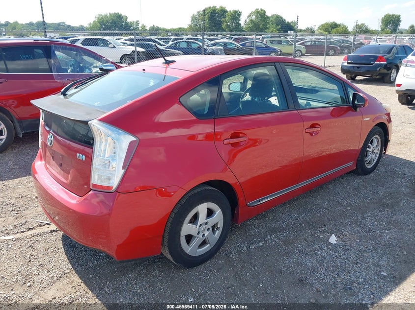2010 Toyota Prius VIN JTDKN3DU0A0173608 IAAI salvage auction — NORMAL WEAR, Clear (Illinois), sold $400 on 2026-07-15 (photo 4)