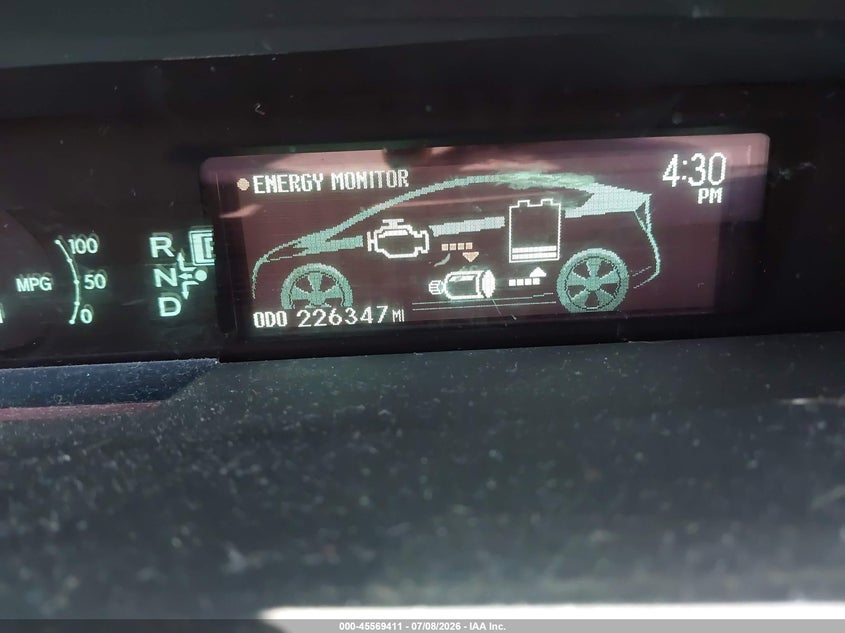 2010 Toyota Prius VIN JTDKN3DU0A0173608 IAAI salvage auction — NORMAL WEAR, Clear (Illinois), sold $400 on 2026-07-15 (photo 7)