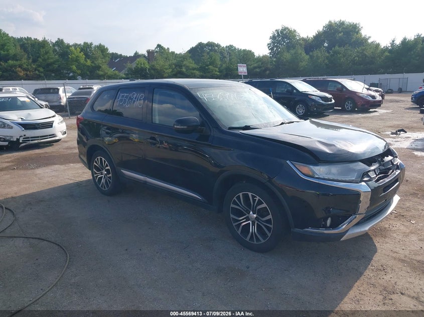2017 Mitsubishi Outlander VIN JA4AD3A30HZ014291 IAAI salvage auction — FRONT END, Clear (Indiana), sold $2,550 on 2026-08-02 (photo 1)