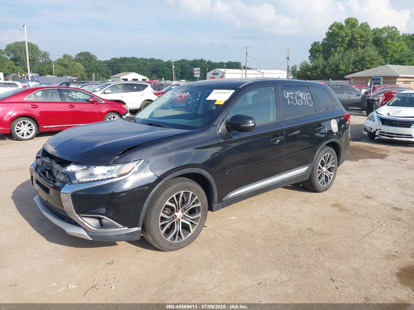 2017 Mitsubishi Outlander VIN JA4AD3A30HZ014291 IAAI salvage auction — FRONT END, Clear (Indiana), sold $2,550 on 2026-08-02 (photo 2)