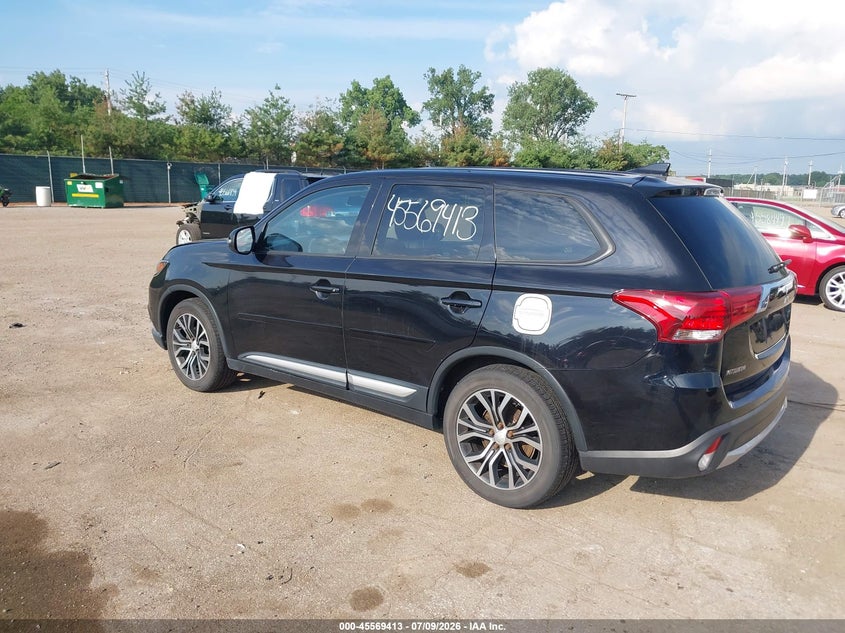 2017 Mitsubishi Outlander VIN JA4AD3A30HZ014291 IAAI salvage auction — FRONT END, Clear (Indiana), sold $2,550 on 2026-08-02 (photo 3)