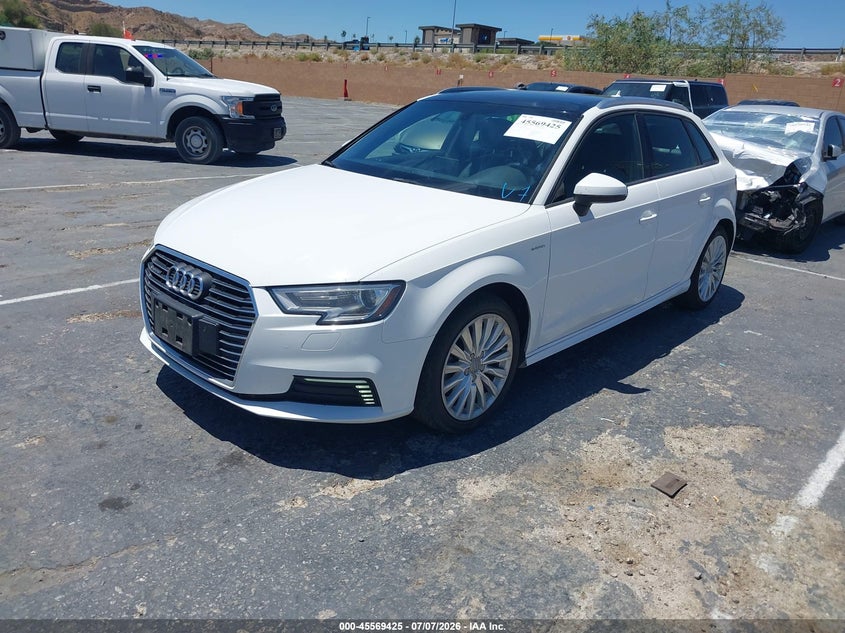 2018 Audi A3 VIN WAUUPBFF4JA057296 IAAI salvage auction — LEFT SIDE, Salvage Title, sold $4,025 on 2026-07-22 (photo 2)