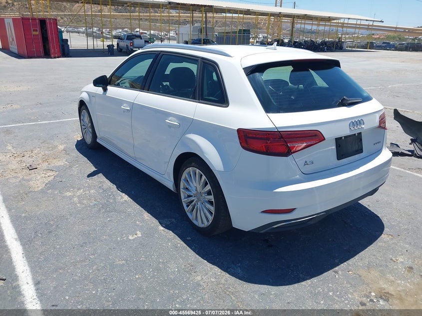 2018 Audi A3 VIN WAUUPBFF4JA057296 IAAI salvage auction — LEFT SIDE, Salvage Title, sold $4,025 on 2026-07-22 (photo 3)