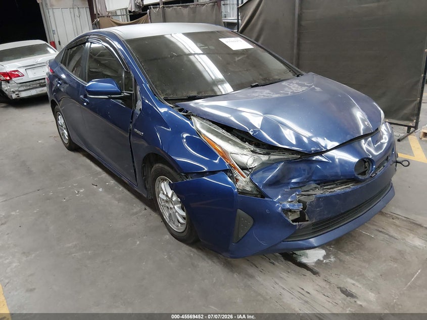 2018 Toyota Prius VIN JTDKARFU7J3549179 IAAI salvage auction — FRONT END, Salvage Title, sold $25 on 2026-07-28 (photo 1)