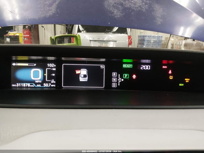 2018 Toyota Prius VIN JTDKARFU7J3549179 IAAI salvage auction — FRONT END, Salvage Title, sold $25 on 2026-07-28 (photo 7)