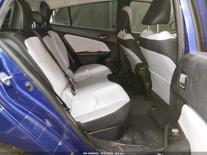 2018 Toyota Prius VIN JTDKARFU7J3549179 IAAI salvage auction — FRONT END, Salvage Title, sold $25 on 2026-07-28 (photo 8)