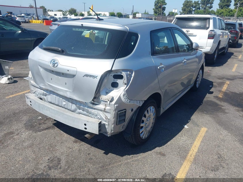 2011 Toyota Matrix VIN 2T1KU4EE1BC562281 IAAI salvage auction — REAR END, Salvage (California), sold $1,650 on 2026-07-23 (photo 4)