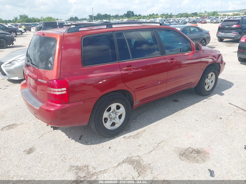 2003 Toyota Highlander VIN JTEGD21A530053542 IAAI salvage auction — NORMAL WEAR, Original (Texas), sold $475 on 2026-07-29 (photo 4)