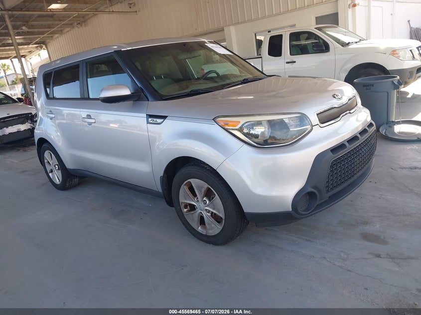 2016 Kia Soul VIN KNDJN2A29G7875032 IAAI salvage auction — NORMAL WEAR, Clear (Florida), sold $675 on 2026-07-15 (photo 1)