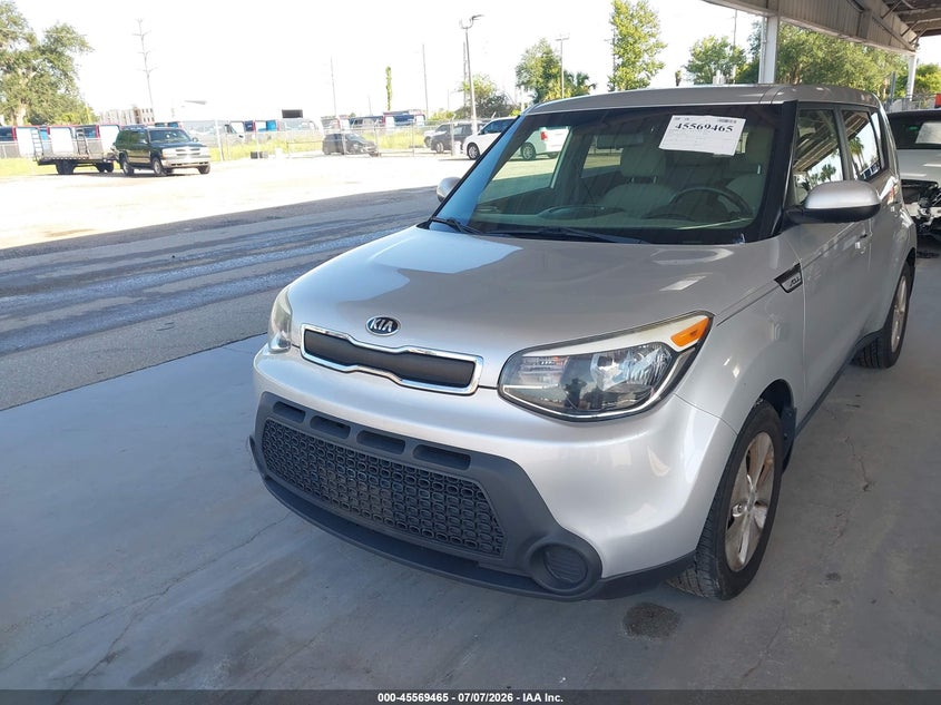 2016 Kia Soul VIN KNDJN2A29G7875032 IAAI salvage auction — NORMAL WEAR, Clear (Florida), sold $675 on 2026-07-15 (photo 6)