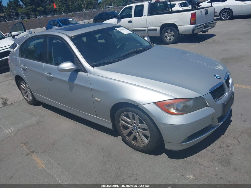 2006 BMW 3 series VIN WBAVB13556KX37086 IAAI salvage auction — NORMAL WEAR, Clear - Dealer Only (California), sold $325 on 2026-07-20 (photo 1)