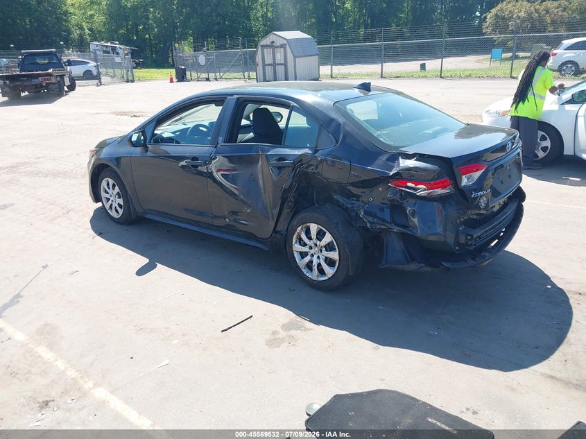 2021 Toyota Corolla VIN 5YFEPMAE5MP218689 IAAI salvage auction — FRONT & REAR, Salvage (Connecticut), sold $2,975 on 2026-07-30 (photo 3)