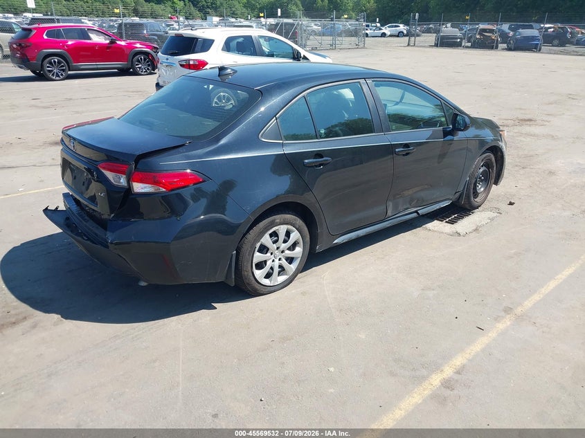 2021 Toyota Corolla VIN 5YFEPMAE5MP218689 IAAI salvage auction — FRONT & REAR, Salvage (Connecticut), sold $2,975 on 2026-07-30 (photo 4)