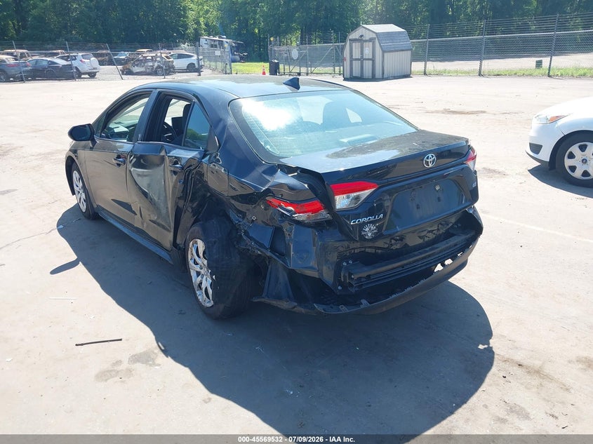 2021 Toyota Corolla VIN 5YFEPMAE5MP218689 IAAI salvage auction — FRONT & REAR, Salvage (Connecticut), sold $2,975 on 2026-07-30 (photo 6)