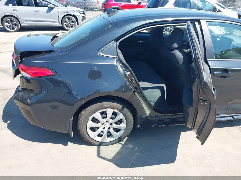 2021 Toyota Corolla VIN 5YFEPMAE5MP218689 IAAI salvage auction — FRONT & REAR, Salvage (Connecticut), sold $2,975 on 2026-07-30 (photo 8)