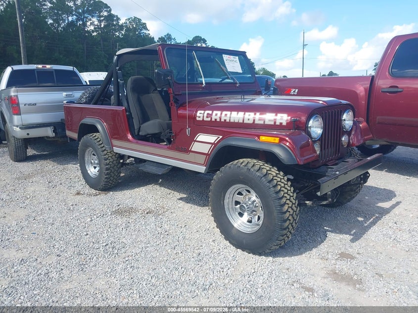 1984 Jeep Scrambler VIN 1JCCF88E6ET025998 — IAAI salvage auction photo