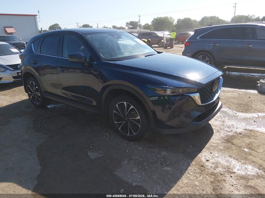 2022 Mazda Cx-5 VIN JM3KFBDM1N0628289 IAAI salvage auction — HAIL, Salvage (Kansas), sold $12,050 on 2026-08-21 (photo 1)