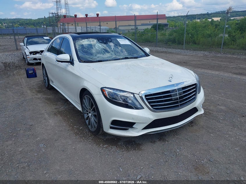 2015 Mercedes-benz S-klasse VIN WDDUG8FB8FA170328 IAAI salvage auction — ROOF, Salvage (Pennsylvania), sold $8,400 on 2026-07-28 (photo 1)
