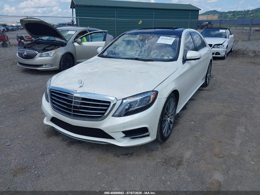 2015 Mercedes-benz S-klasse VIN WDDUG8FB8FA170328 IAAI salvage auction — ROOF, Salvage (Pennsylvania), sold $8,400 on 2026-07-28 (photo 2)