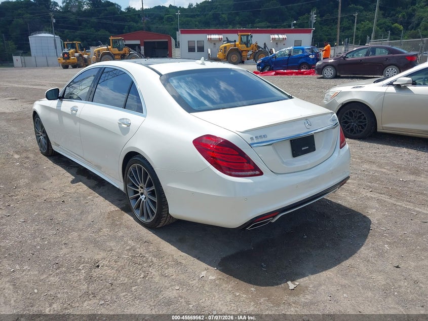 2015 Mercedes-benz S-klasse VIN WDDUG8FB8FA170328 IAAI salvage auction — ROOF, Salvage (Pennsylvania), sold $8,400 on 2026-07-28 (photo 3)