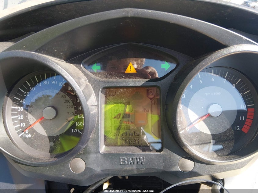 2007 BMW K 1200 VIN WB10597017ZN46935 IAAI salvage auction — NORMAL WEAR, Clear (Mississippi), sold $1,800 on 2026-07-15 (photo 7)