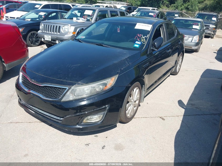 2015 Kia Optima VIN 5XXGR4A74FG380538 IAAI salvage auction — NORMAL WEAR, Original (Texas), sold $575 on 2026-07-29 (photo 2)