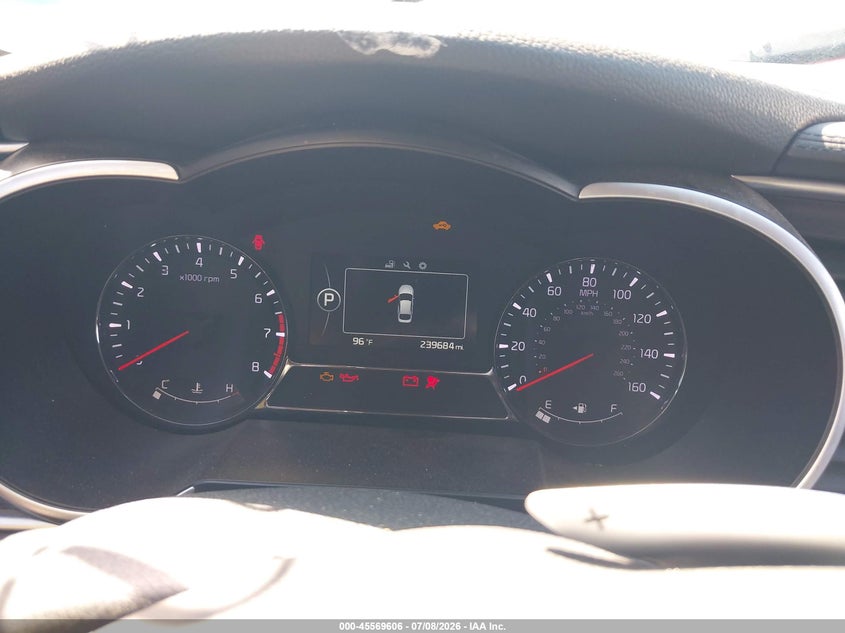 2015 Kia Optima VIN 5XXGR4A74FG380538 IAAI salvage auction — NORMAL WEAR, Original (Texas), sold $575 on 2026-07-29 (photo 7)