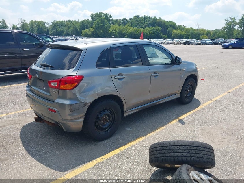 2012 Mitsubishi Outlander VIN JA4AR4AU8CZ005007 IAAI salvage auction — NORMAL WEAR, Salvage Title, sold $550 on 2026-07-20 (photo 4)