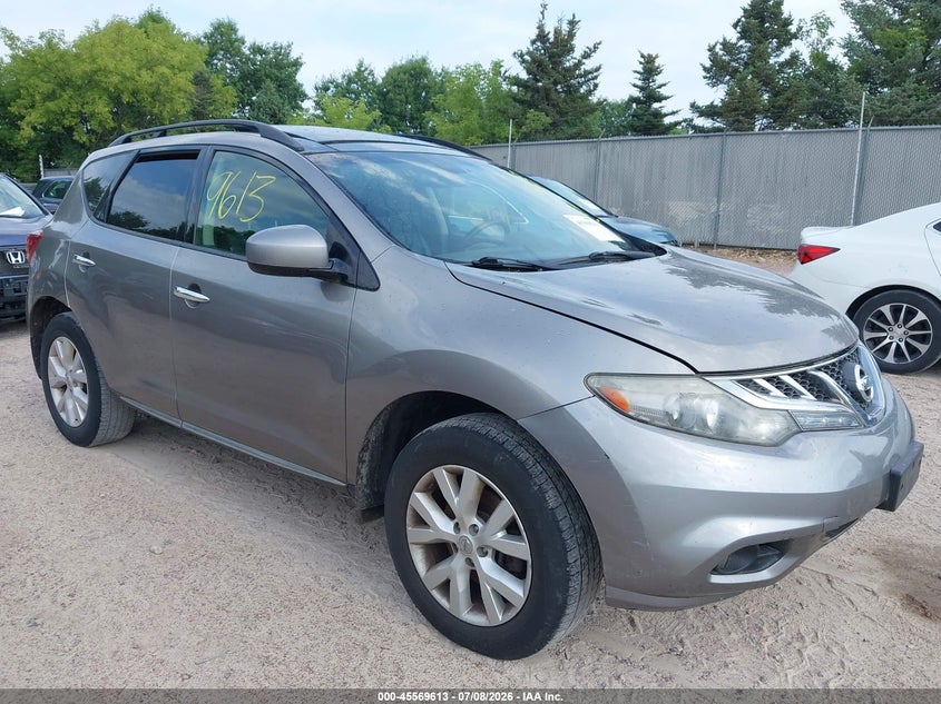 2012 Nissan Murano VIN JN8AZ1MW4CW203493 IAAI salvage auction — NORMAL WEAR, Clear-Endorsement (Wisconsin), sold $250 on 2026-07-18 (photo 1)