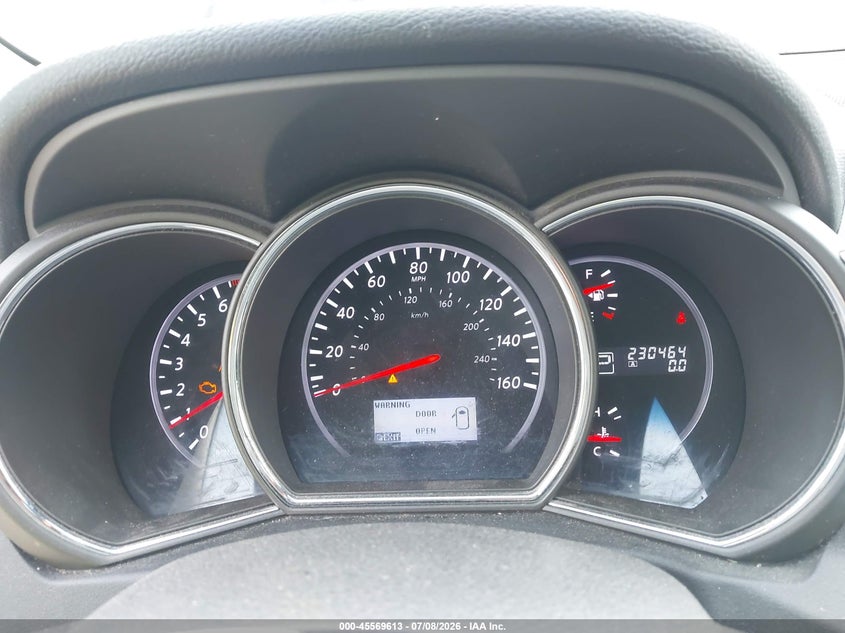 2012 Nissan Murano VIN JN8AZ1MW4CW203493 IAAI salvage auction — NORMAL WEAR, Clear-Endorsement (Wisconsin), sold $250 on 2026-07-18 (photo 7)