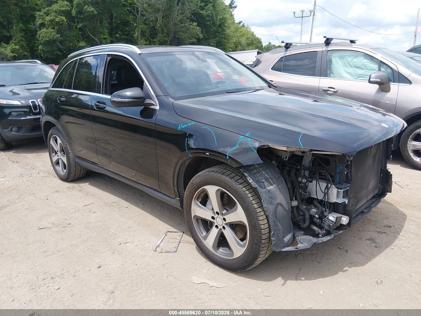 2016 Mercedes-benz Glc VIN WDC0G4JB6GF081669 IAAI salvage auction — FRONT END, Salvage (California), sold $6,100 on 2026-08-11 (photo 1)