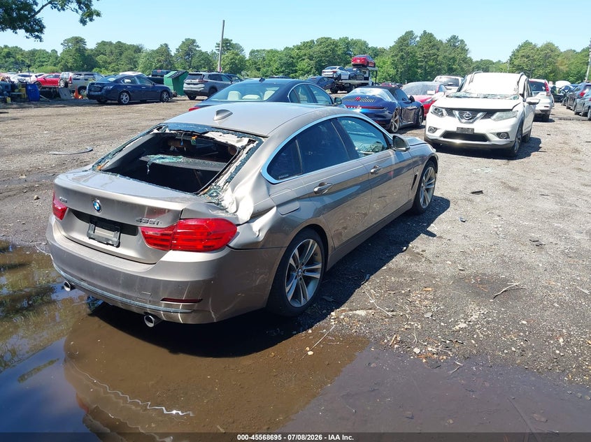 2016 BMW 4er VIN WBA4B3C57GG344377 IAAI salvage auction — FRONT & REAR, Mv-907A (New York), sold $875 on 2026-07-28 (photo 4)