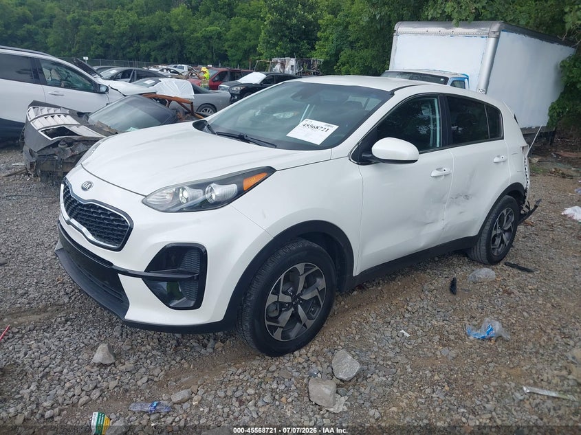 2022 Kia Sportage VIN KNDPM3AC0N7025864 IAAI salvage auction — REAR END, Salvage Title, sold $3,150 on 2026-07-23 (photo 2)